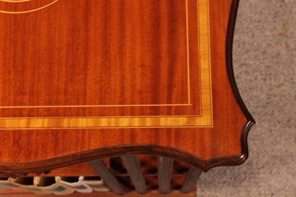 Revolving Bookcase in Mahogany and Inlays, 19th Century-HPU-1765906