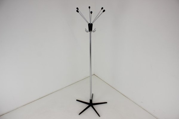 Revolving Coat Rack, Czechoslovakia, 1970s-TZ-1269888