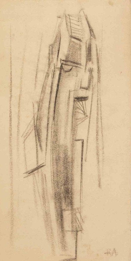 Reynold Arnould, Abstract Composition, Drawing, Mid-20th Century