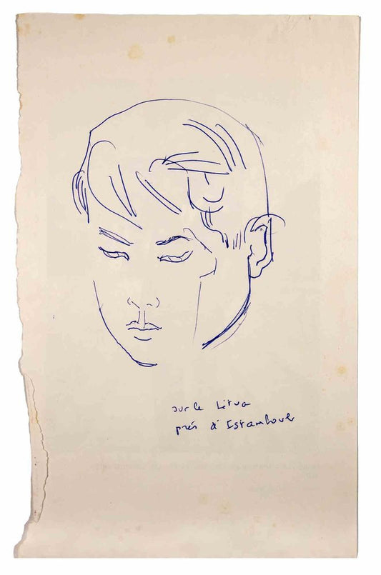 Reynold Arnould, Boy, Drawing, 1970