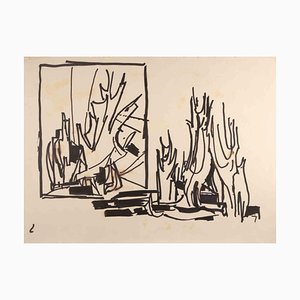 Reynold Arnould, Composition, 1970s, Drawing-ZCI-1781861