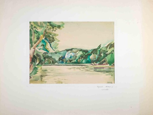 Reynold Arnould, Landscape, Watercolor, Mid-20th Century-ZCI-1788611