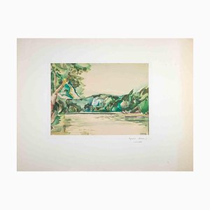 Reynold Arnould, Landscape, Watercolor, Mid-20th Century-ZCI-1788611