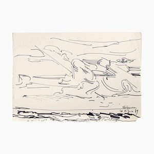 Reynold Arnould, Seascape, 1970s, Drawing-ZCI-1781851