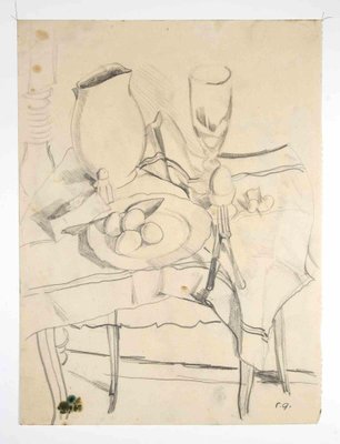 Reynold Arnould, Still Life, Drawing, Mid-20th Century-ZCI-1775774