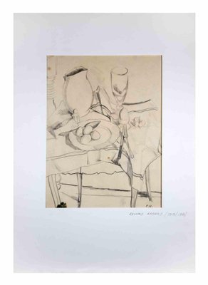 Reynold Arnould, Still Life, Drawing, Mid-20th Century-ZCI-1775774