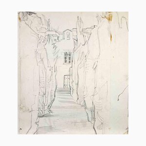 Reynold Arnould, The Church, Pencil Drawing, 1970-ZCI-1788796