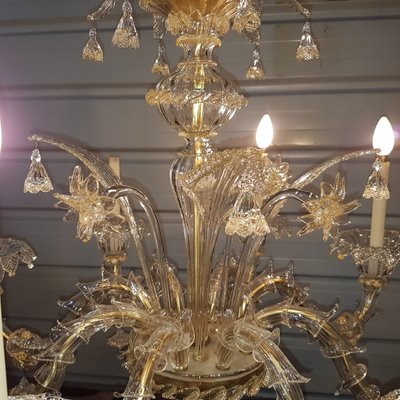 Rezzonico Chandelier with Eight Arms in Murano-SNC-1332477