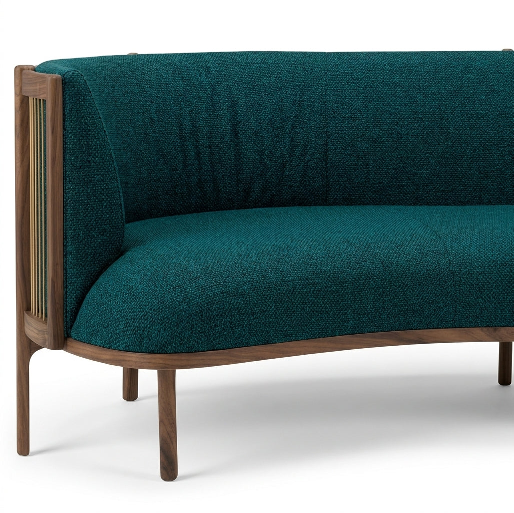 RF1903 SIDEWAYS SOFA - Walnut Oil, Fiord 981 (left) [AI rendered]