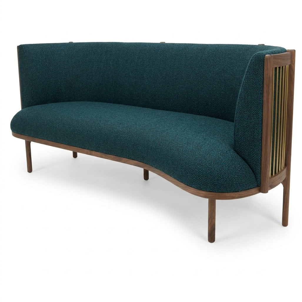 RF1903 SIDEWAYS SOFA - Walnut Oil, Fiord 981 (right) [AI rendered]