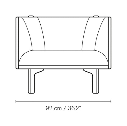 RF1904 SIDEWAYS LOUNGE CHAIR