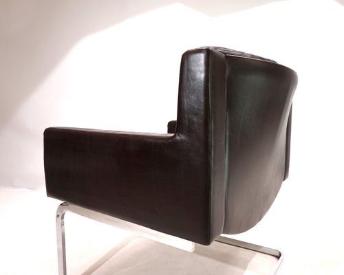 Rh201 Leather Armchair by Robert Haussmann for de Sede, 1960s-HUW-2028861