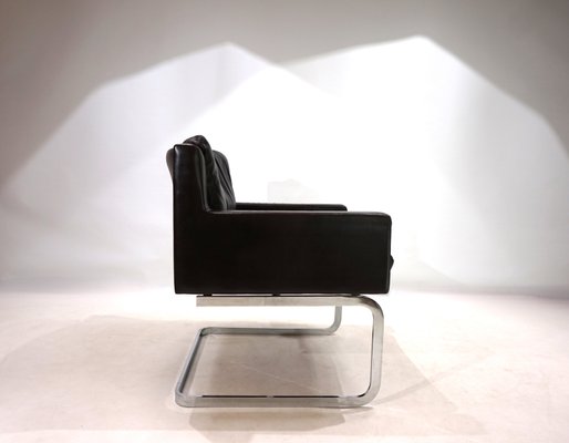 Rh201 Leather Armchair by Robert Haussmann for de Sede, 1960s-HUW-2028861