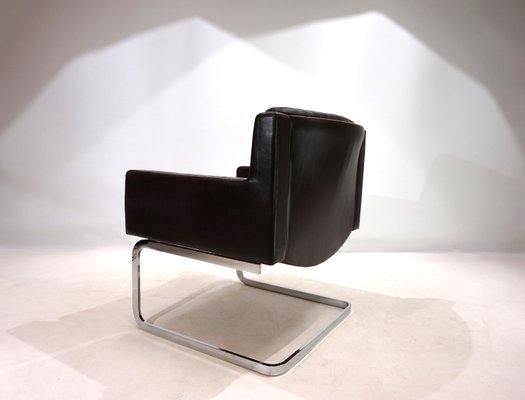 Rh201 Leather Armchair by Robert Haussmann for de Sede, 1960s-HUW-2028861