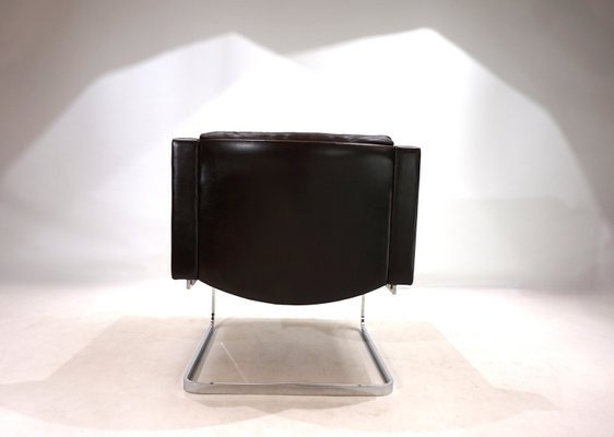 Rh201 Leather Armchair by Robert Haussmann for de Sede, 1960s-HUW-2028861