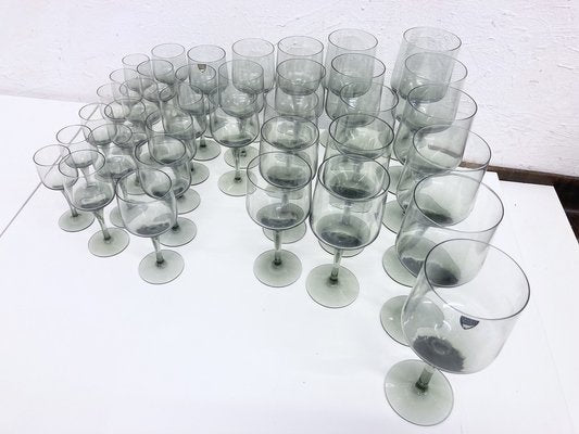 Rhapsody Wine and Shot Glasses by Sven Palmqvist for Orrefors, 1959, Set of 37-AET-1721654