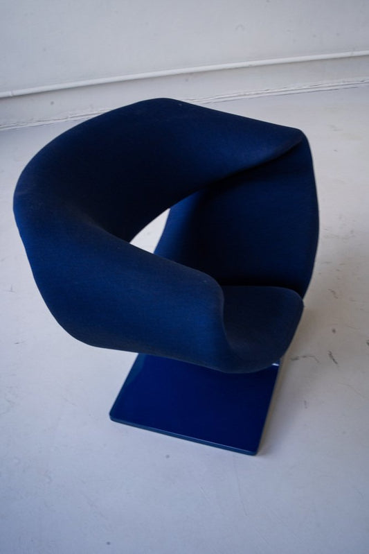 Ribbon Blue Armchair by Pierre Paulin for Artifort, 1966