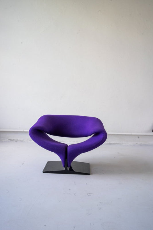 Ribbon Purple Armchair by Pierre Paulin for Artifort, 1966