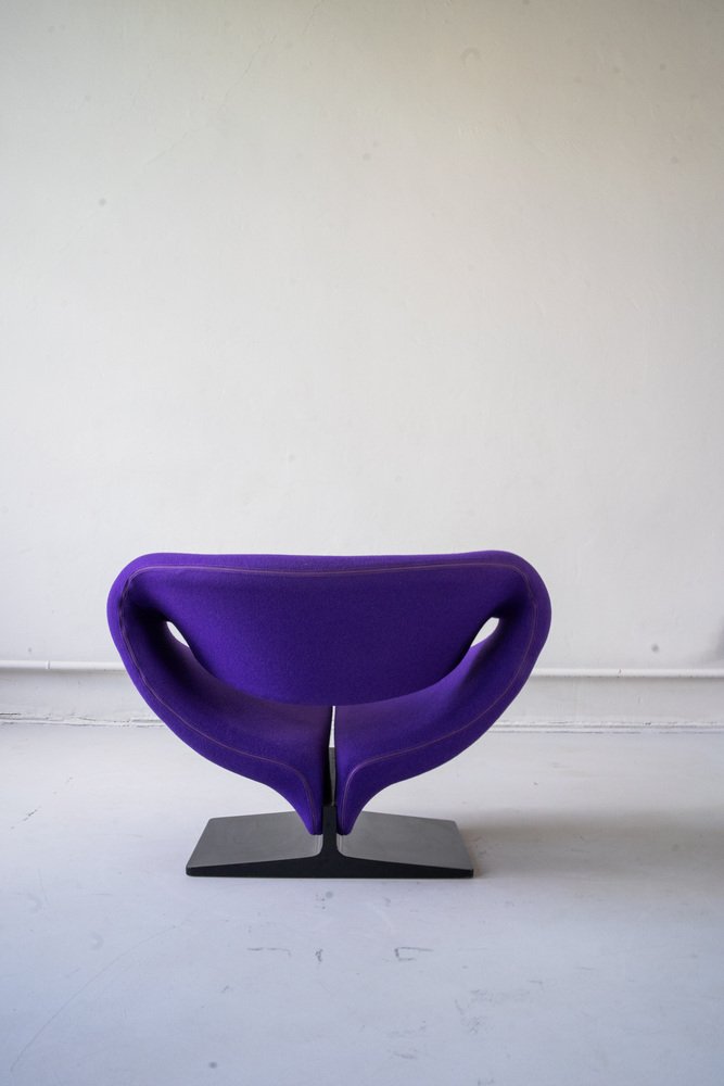 Ribbon Purple Armchair by Pierre Paulin for Artifort, 1966