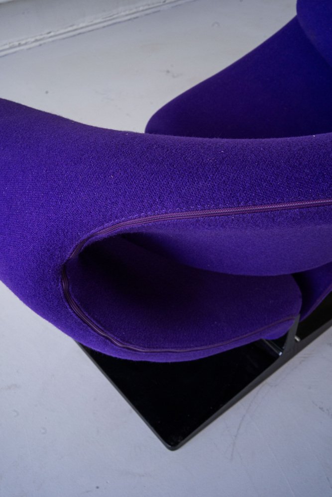 Ribbon Purple Armchair by Pierre Paulin for Artifort, 1966