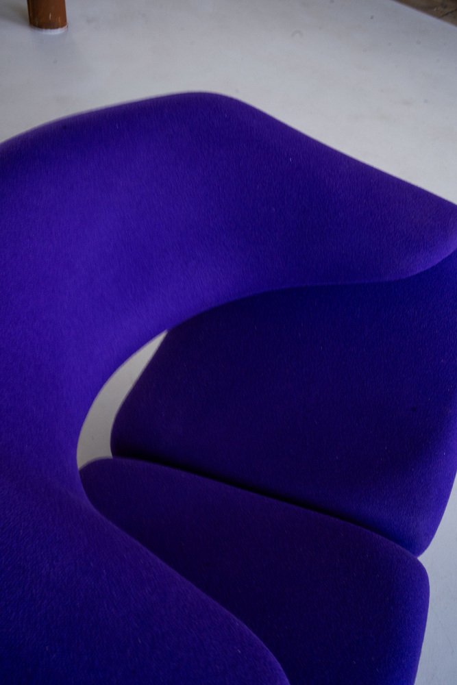 Ribbon Purple Armchair by Pierre Paulin for Artifort, 1966