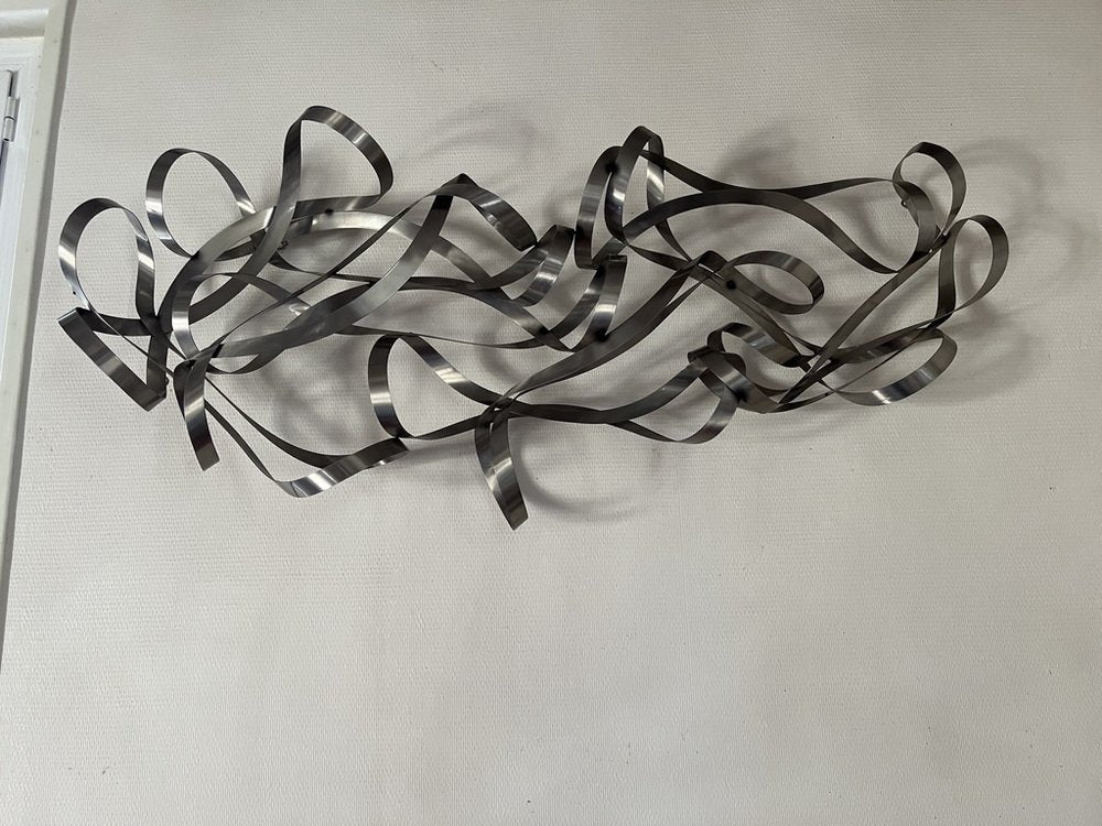 Ribbon Wall Sculpture by Curtis Jeré, 2000