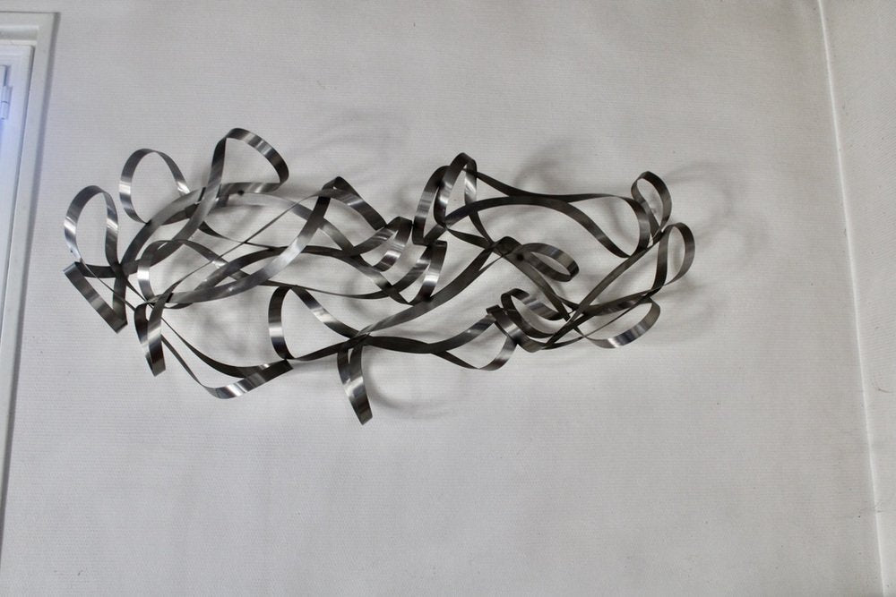 Ribbon Wall Sculpture by Curtis Jeré, 2000