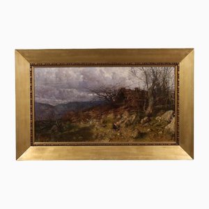 Riccardo Pellegrini, Landscape, Oil on Canvas, Framed-VMM-1451809