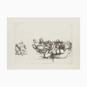 Riccardo Tommasi Ferroni - Figures - Original Etching - 1970s-ZCI-839462