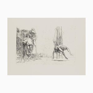 Riccardo Tommasi Ferroni - Justice - Original Etching - 1965-ZCI-837054