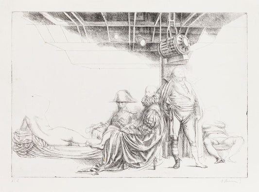 Riccardo Tommasi Ferroni, Napoleon, 1970s, Etching