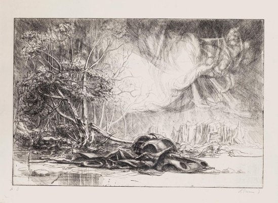 Riccardo Tommasi Ferroni, Nature Prevails, 1970s, Etching-ZCI-832261