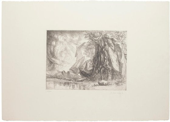 Riccardo Tommasi Ferroni, Redemption, 1970s, Etching-ZCI-797613