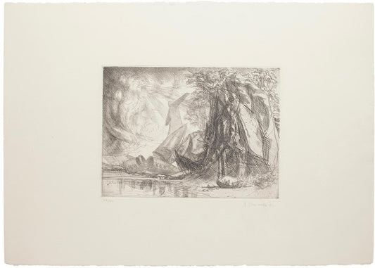 Riccardo Tommasi Ferroni, Redemption, 1970s, Etching