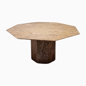 Rich Brown Octagonal Dining Table-GNW-1139967