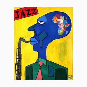 Richard Boigeol, Jazz, 2017, Acrylic on Canvas-CHG-917680