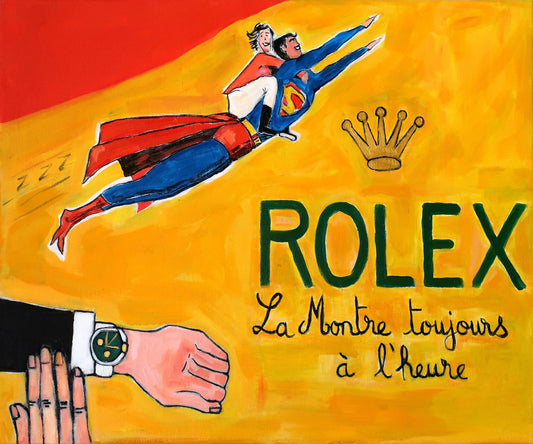 Richard Boigeol, Rolex, 2015, Pop Art Mixed-Media