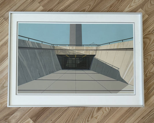 Richard Estes, Arch St. Louis from the Urban Landscapes No. I Portfolio, 1972, Screen Print