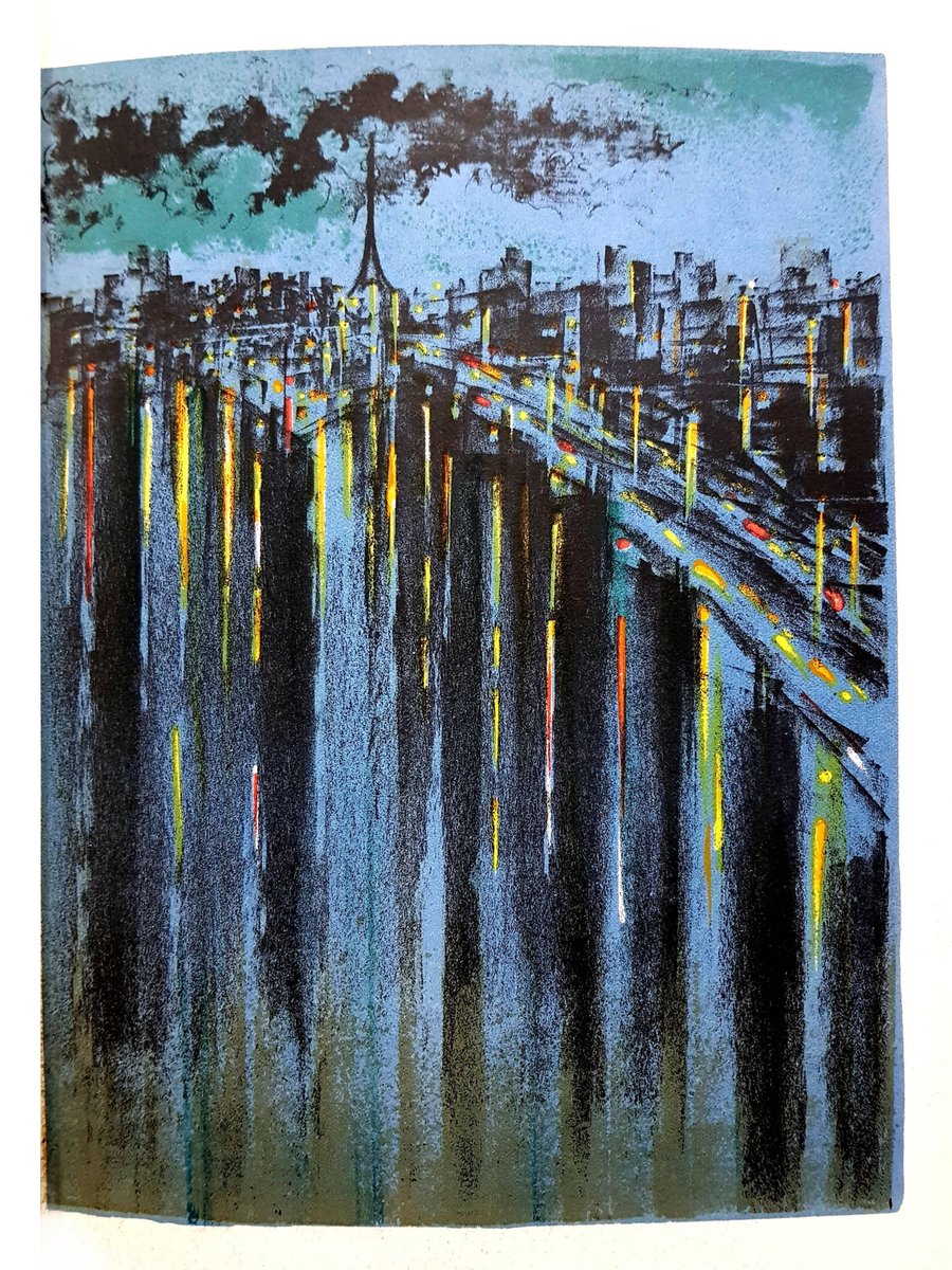 Richard Florsheim - Paris Seine - Original Lithograph 1964