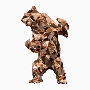 Richard Orlinski, Standing Bear Gold Pink, Sculpture-KHH-1244184