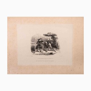 Richard Parks Bonington, A Duel Between Frank and Rashleigh, Lithograph, 1828-ZCI-1270499