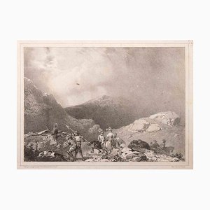 Richard Parks Bonington, The Battle, Original Lithograph, Early 19th-Century-ZCI-1270489