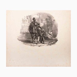 Richard Parks Bonington, The Escape From Argyle Castle, Lithograph, 1826-ZCI-1270490