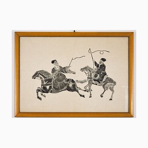 Riders - Original Woodcut Early 20th Century Early 20th Century-ZCI-758899