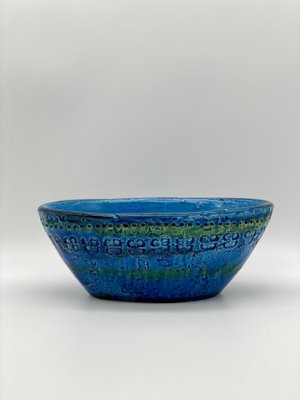 Rimini Blu Bowl by Aldo Landi for Bitossi, Italy, 1960s-PYA-1790506