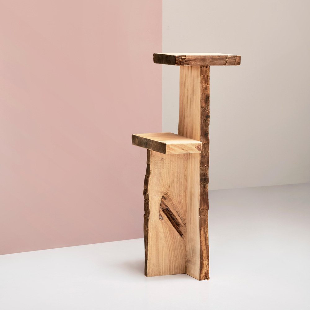 Ripped Wood Double Podium by Willem Van Hooff