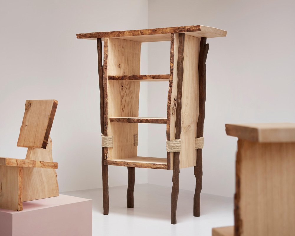 Ripped Wood Double Podium by Willem Van Hooff