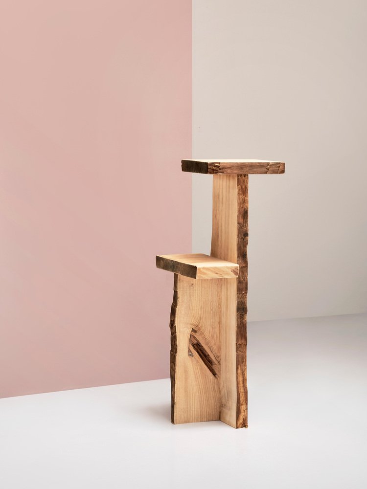 Ripped Wood Double Podium by Willem Van Hooff