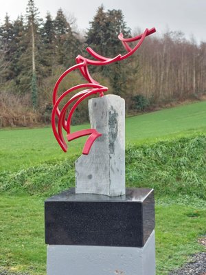 Rising Up Sculpture by Kuno Vollet-MDB-1803706