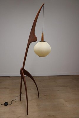 Rispal Floor Lamp in Teak, 1960-IZV-2035389